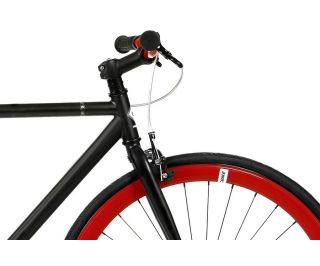 Fixie Fiets FabricBike Matte Black & Red