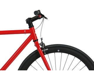 FabricBike Fixie / Singlespeed Fahrrad - Red & Matte Black 2.0