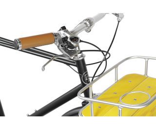 FabricBike City Classic 7-speed cykel - mat sort