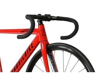 FabricBike Aero Track Bicycle - Glossy Red & Black