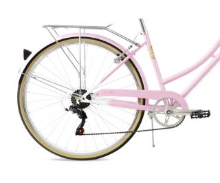 FabricBike Step-City 7 Speed Bike - Pink