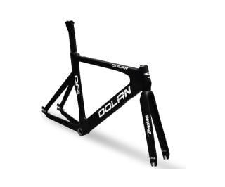 Cuadro y horquilla Dolan DF4 Carbon Track Negro