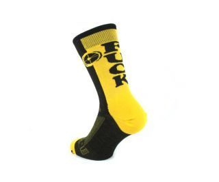 Rueda Festival Fuck Cars Cyclist Socks - Yellow