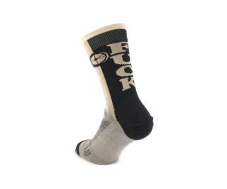 Rueda Fuck Cars Socken - schwarz/grau