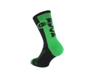 Rueda Festival Fuck Cars Cyclist Socks - Green