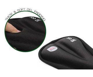 Eltin Gel Adjustable Saddle Cover - Black