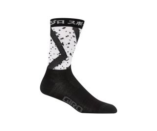 Giro x Yasuda Comp High Rise Socken - Schwarz