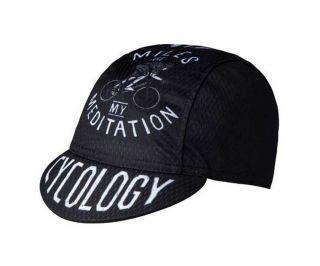 Cappellino Cycology Miles are my Meditation Nero
