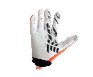 100% iTrack Handschuhe - orange/weiß