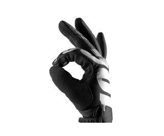 100% Brisker Cycling Gloves - Black/Grey