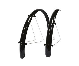 OXC Hybrid Set Mudguard 56mm Front / Rear - Black