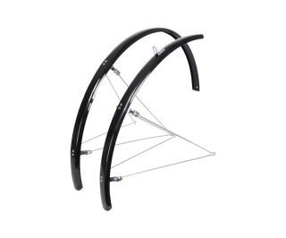 OXC Std Narrow Set Mudguard 31mm Front / Rear - Black