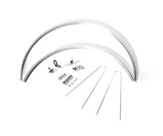 Garde-boue Pelago Aluminium Fenders 700C / 36mm - Argent