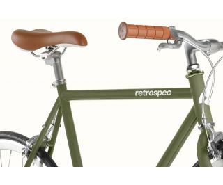 Retrospec Harper - Single Speed Bicycle - Olive