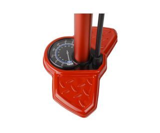 Eltin Aluminium Pro Gauge floor pump - Red