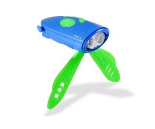 Hornit Mini Front Light + Bell - Green/Blue