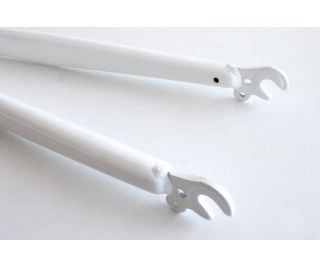 Kamikaze Steel Fork - White