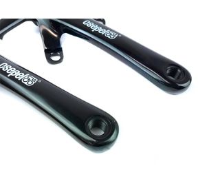 Csepel Teta 130BCD Crank Arms 165mm - Black