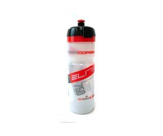 Elite Supercorsa 750ml Bicycle Bottle - Translucent/Red