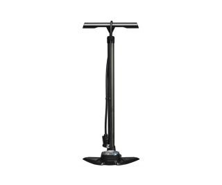 Pro Team Floor pump Dual analog gauge - Black