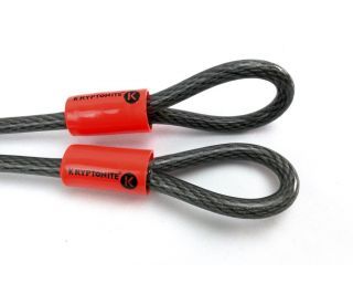 Kryptonite KryptoFlex 410 Cable Lock Double Loop Silver