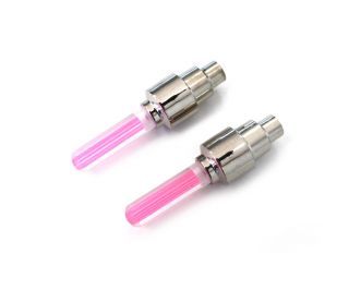 Bicycle wheel valve light - Pink