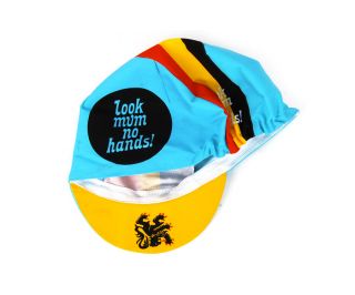 Cappellino Look Mum No Hands! Belgian Stripe