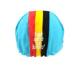 Look Mum No Hands! Belgian Stripe Cycling Cap