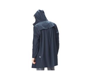 Rains Long Jacket Fietsjas - Blauw