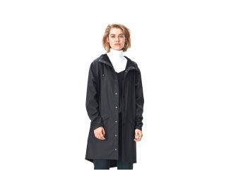 Rains Long Jacket Fietsjas - Zwart