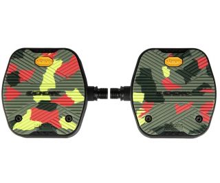 Look Geo City Grip Platform Pedals - Camo