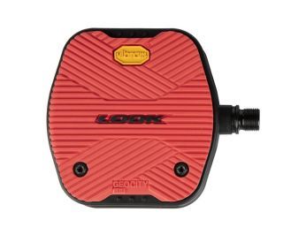 Look Geo City Grip Platform Pedals - Red