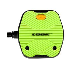 Look Geo City Grip Platform Pedals - Lime