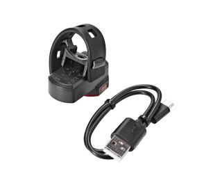 Luz trasera AXA Compactline USB Negro