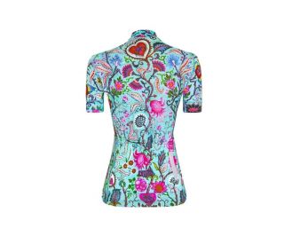 Maillot Cycology Secret Garden Mujer Turquesa