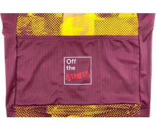 Santini One Life Cycle Team Jersey - Garnet/Yellow