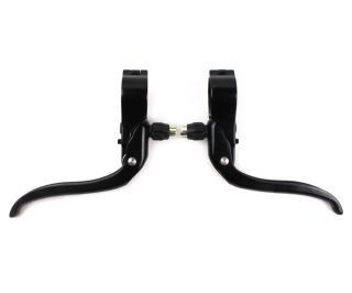 22.2-24mm Alhonga Brake Lever Set - Black/Silver