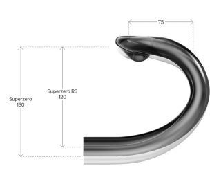 Deda Superzero RS Styr 31.7 mm - Sort