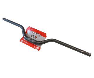 Guidon Riser Ergotec - Aluminium 31,8 Mm, 780 Mm De Large, Noir Sandblast