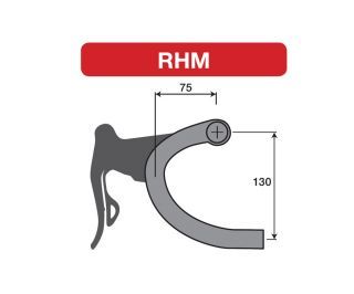 Deda Zero100 RHM Stuur 31.7 mm - Zwart