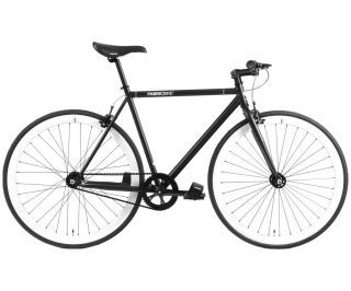 FabricBike Single Speed Bicycle - Black & White