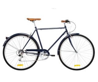 Reid Mens Roadster Navy Classic City Bike