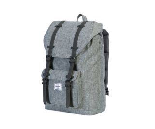 Mochila Herschel Little America Mid-Vol. Raven Crosshatch