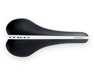 Selle Essax MX R Acier 132mm Noir-Blanc