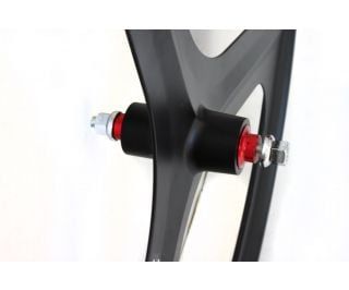 Navigate Tri Spoke Fixed Gear Voorwiel - Zwart