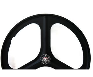 Navigate Tri Spoke Rear Fixie Wheel - Black