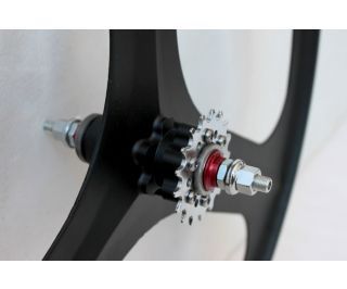 Navigate Tri Spoke Rear Fixie Wheel - Black
