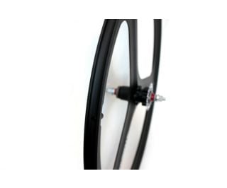 Navigate Tri Spoke Fixie Fixie Laufradsatz - Schwarz