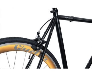 Quella Nero Fixie / Singlespeed Fahrrad - Gold