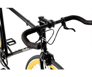 Quella Nero Yellow Fixed Bike